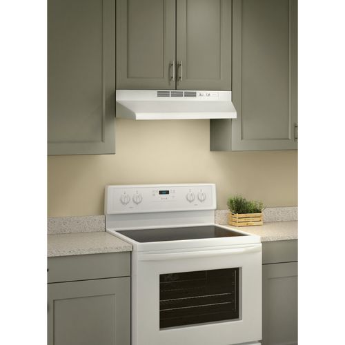 Main product image of 30" 41000 Series 2 Speed White Non-Ducted Range Hood
