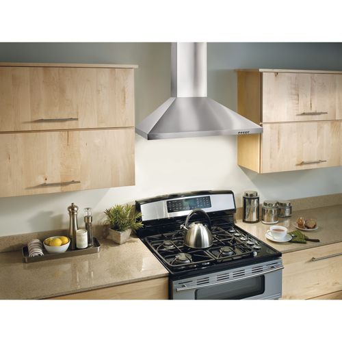 Main product image of 30" Convertible European Style Wall-Mounted Chimney Range Hood, Stainless