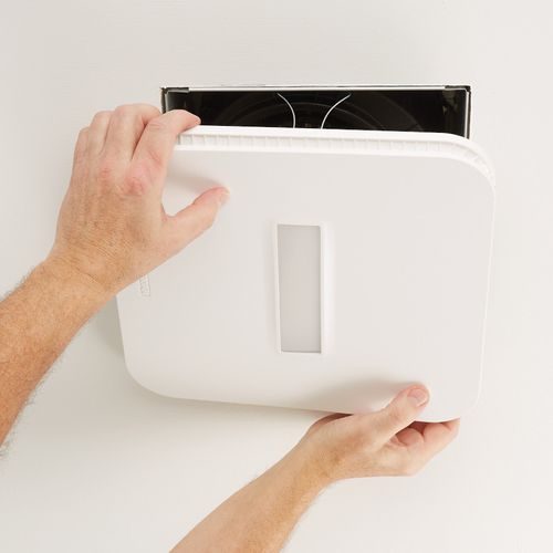 Main product image of SurfaceShield Vital Vio Powered Exhaust Fan w/ LED Light & Antibacterial Light (110 CFM)