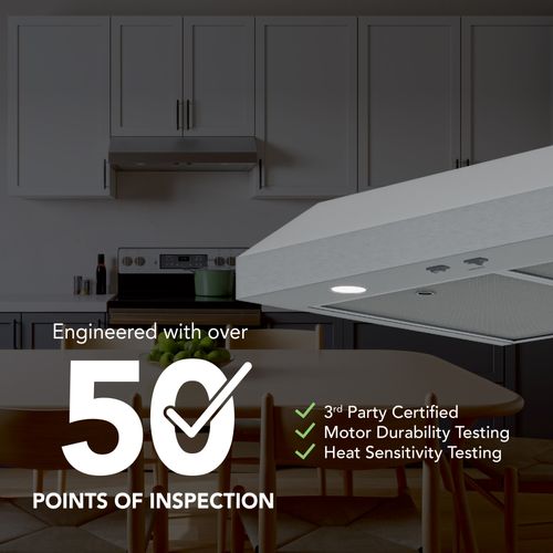 Main product image of 30" Glacier Under Cabinet Range Hood (350 CFM), Stainless Steel