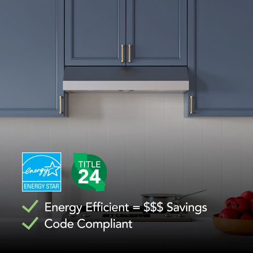 Main product image of 30" Glacier Under Cabinet Range Hood (350 CFM), Stainless Steel