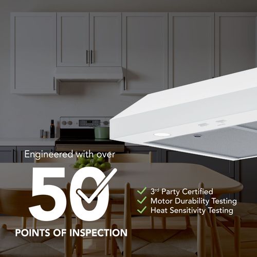 Main product image of 36" GLA1 Series 2-Speed White Under Cabinet Range Hood (350 CFM)