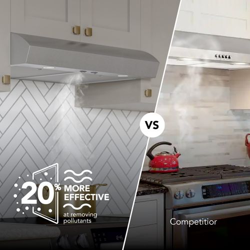 Main product image of Mantra 30" Convertible Under Cabinet Range Hood, 350 CFM (Stainless Steel)