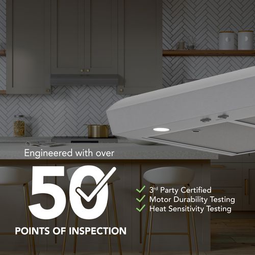 Main product image of Mantra 30" Convertible Under Cabinet Range Hood, 350 CFM (Stainless Steel)