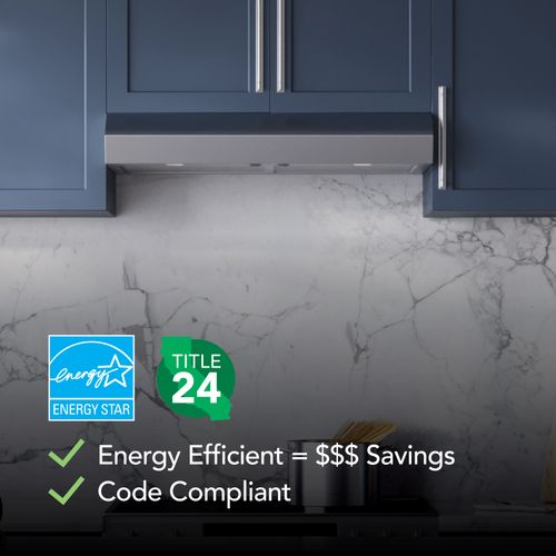 Main product image of Mantra 30" Convertible Under Cabinet Range Hood, 350 CFM (Stainless Steel)