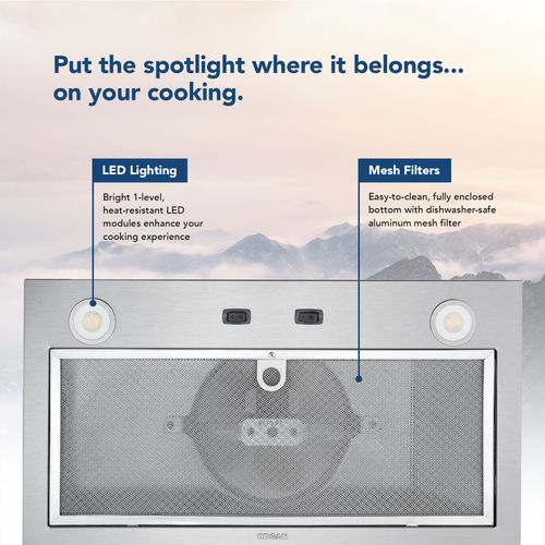 Main product image of 21-Inch Custom Range Hood Power Pack Insert w/ Easy Install System (CFM 300)