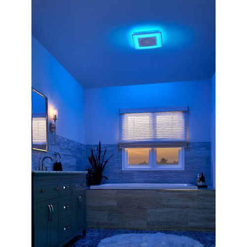 Main product image of Model SPK110RGBL ChromaComfort Ventilation Fan w/ Multicolor LED Light, Bluetooth Speaker and Grille (110 CFM)