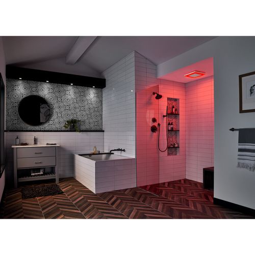 Main product image of Model SPK110RGBL ChromaComfort Ventilation Fan w/ Multicolor LED Light, Bluetooth Speaker and Grille (110 CFM)