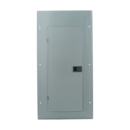 Main product image of BR Convertible Load Center w/ Ground Bar & Cover, Aluminum, 40 Circuits, 20 Spaces, 10 kAIC, NEMA 3R (200A, 120V/240V)