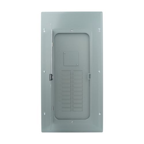 Main product image of BR Convertible Load Center w/ Ground Bar & Cover, Aluminum, 40 Circuits, 20 Spaces, 10 kAIC, NEMA 3R (200A, 120V/240V)