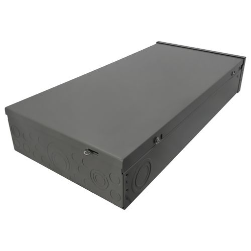 Main product image of BR Convertible Load Center w/ Ground Bar & Cover, Aluminum, 40 Circuits, 20 Spaces, 10 kAIC, NEMA 3R (200A, 120V/240V)