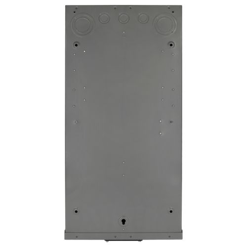 Main product image of BR Convertible Load Center w/ Ground Bar & Cover, Aluminum, 40 Circuits, 20 Spaces, 10 kAIC, NEMA 3R (200A, 120V/240V)