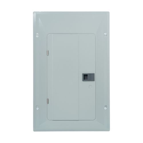Main product image of BR Main Lug Load Center w/ Ground Bar, Two Hots-Neutral-Ground, Aluminum, 48 Circuits, 24 Spaces, 10 kAIC, NEMA 1 (125A, 120V/240V)