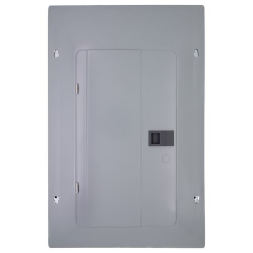 Main product image of BR Main Lug Load Center w/ Ground Bar, Two Hots-Neutral-Ground, Aluminum, 48 Circuits, 24 Spaces, 10 kAIC, NEMA 1 (125A, 120V/240V)