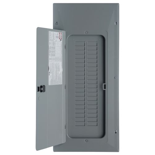 Main product image of BR Main Lug Load Center w/ Ground Bar, Two Hots-Neutral-Ground, Aluminum, 80 Circuits, 40 Spaces, 10 kAIC, NEMA 1 (200A, 120V/240V)