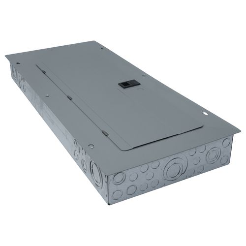 Main product image of BR Main Lug Load Center w/ Ground Bar, Two Hots-Neutral-Ground, Aluminum, 80 Circuits, 40 Spaces, 10 kAIC, NEMA 1 (200A, 120V/240V)