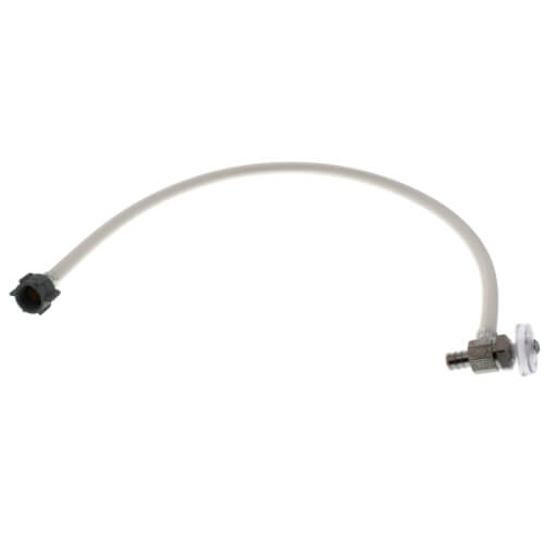 Main product image of 1/2" PEX Crimp x 1/2" FNPT One Piece Supply Riser Kit, Multi Turn Angle (30" Length)