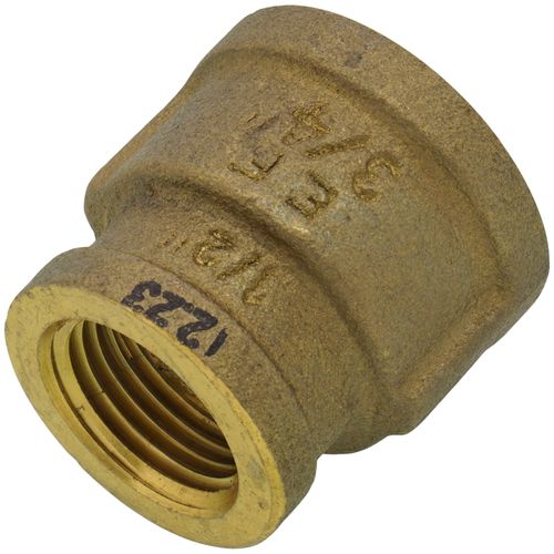 Main product image of 3/4" x 1/2" FIP Brass Coupling (Lead Free)