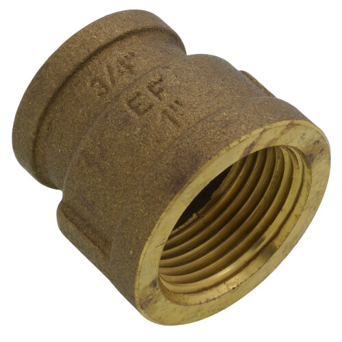 Main product image of 1" x 3/4" FIP Brass Coupling (Lead Free)