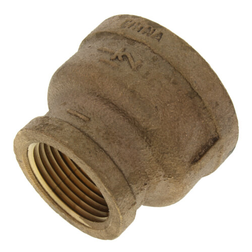 Main product image of 1-1/2" x 1" FIP Brass Coupling (Lead Free)
