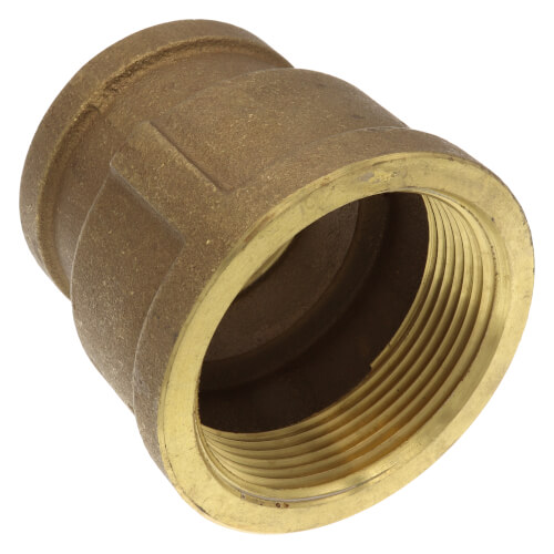 Main product image of 2-1/2" x 2" FIP Brass Coupling (Lead Free)