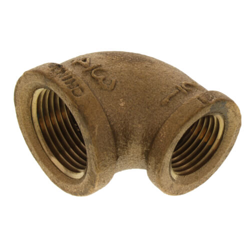 Main product image of 3/4" x 1/2" FIP x FIP Brass Elbow (Lead Free)