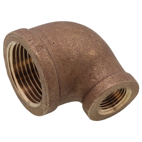 Main product image of 1" x 3/8" FIP Brass 90-Degree Reducing Elbow (Lead Free)