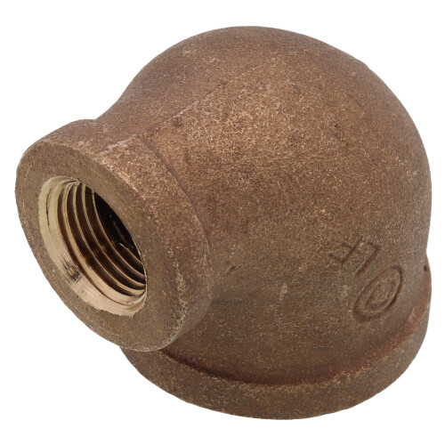 Main product image of 1" x 3/8" FIP Brass 90-Degree Reducing Elbow (Lead Free)