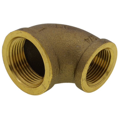 Main product image of 1" FIP x 3/4" FIP Brass Elbow (Lead Free)