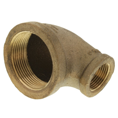 Main product image of 1-1/2" x 3/4" FIP Brass 90-Degree Reducing Elbow (Lead Free)