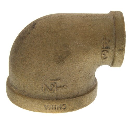 Main product image of 1-1/2" x 3/4" FIP Brass 90-Degree Reducing Elbow (Lead Free)