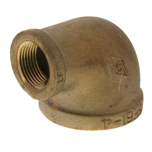 Main product image of 1-1/2" x 3/4" FIP Brass 90-Degree Reducing Elbow (Lead Free)