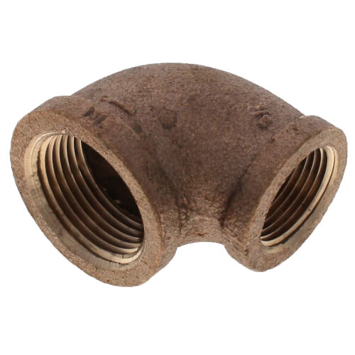 Main product image of 1-1/2" x 1" FIP Brass 90-Degree Reducing Elbow (Lead Free)