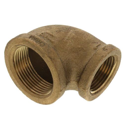 Main product image of 1-1/4" x 1" FIP Brass 90-Degree Reducing Elbow (Lead Free)