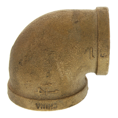 Main product image of 1-1/4" x 1" FIP Brass 90-Degree Reducing Elbow (Lead Free)