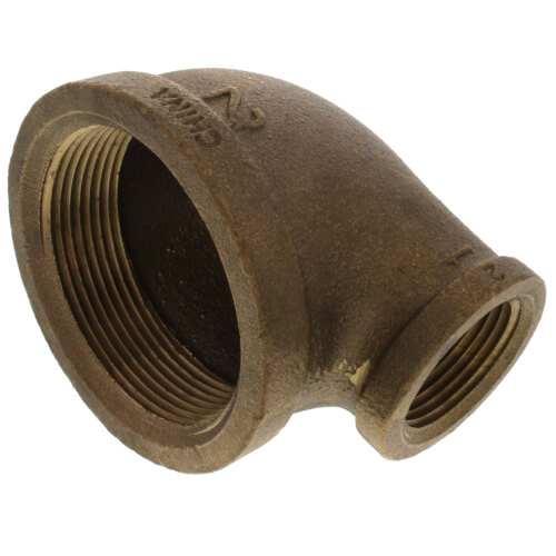 Main product image of 2" x 1" FIP Brass 90-Degree Reducing Elbow (Lead Free)