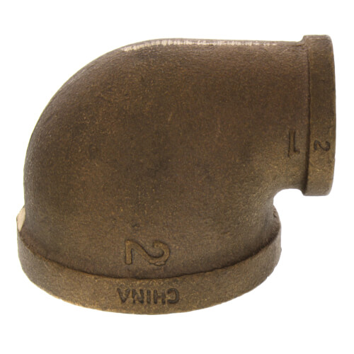Main product image of 2" x 1" FIP Brass 90-Degree Reducing Elbow (Lead Free)