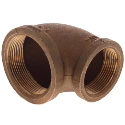 Main product image of 2" x 1-1/2" FIP Brass 90-Degree Reducing Elbow (Lead Free)