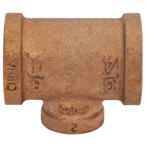Main product image of 3/4" x 3/4" x 3/8" Reducing Brass Tee (Lead Free)