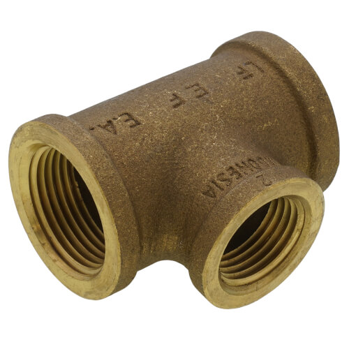 Main product image of 3/4" x 3/4" x 1/2" FIP Brass Tee (Lead Free)