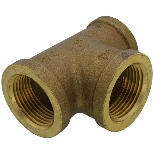 Main product image of 3/4" x 1/2" x 3/4" Reducing Brass Tee (Lead Free)