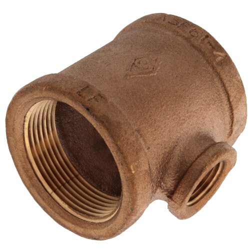 Main product image of 1-1/2" x 1-1/2" x 1/2" FIP Brass Tee (Lead Free)