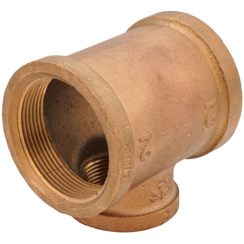 Main product image of 2" x 2" x 1-1/4" Reducing Brass Tee (Lead Free)