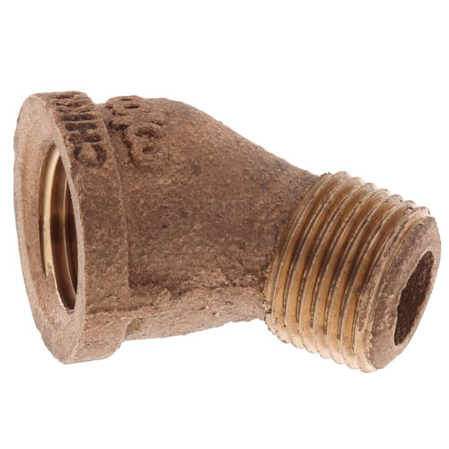 Main product image of 3/8" Brass 45° Street Elbow (Lead Free)