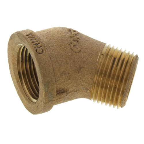 Main product image of 3/4" Brass 45° Street Elbow (Lead Free)
