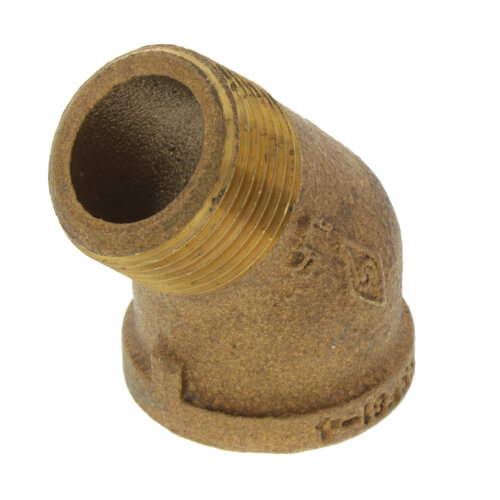 Main product image of 3/4" Brass 45° Street Elbow (Lead Free)