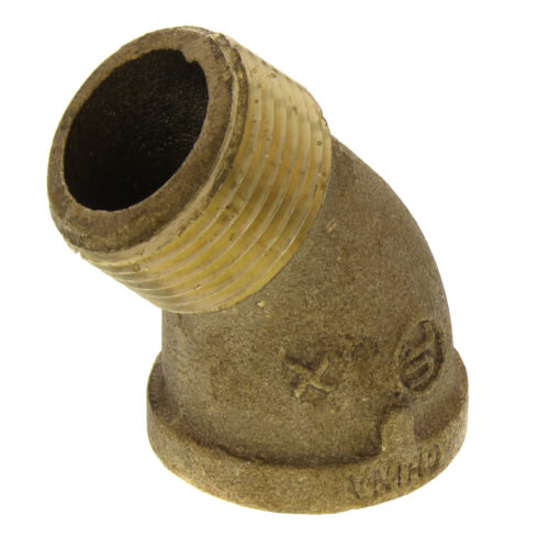 Main product image of 1" Brass 45° Street Elbow (Lead Free)