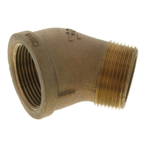 Main product image of 1-1/4" Brass 45° Street Elbow (Lead Free)