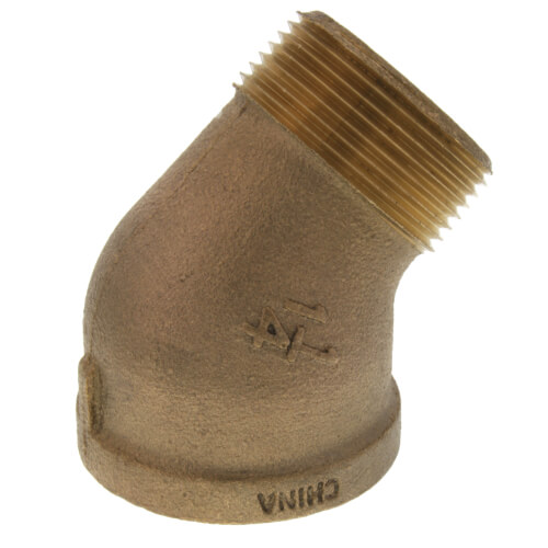 Main product image of 1-1/4" Brass 45° Street Elbow (Lead Free)