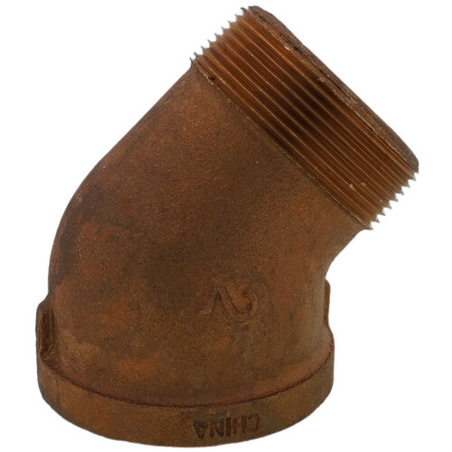 Main product image of 2" Brass 45° Street Elbow (Lead Free)